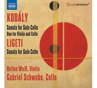 Zoltan Kodaly : Kodály: Sonata for Solo Cello/Duo for Violin and Cello/... CD