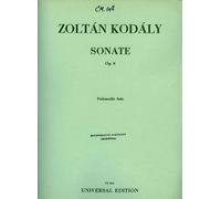 Zoltan Kodaly: Sonata (Sonate), Op.8 for Cello Solo, Universal Edition UE6650