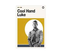 ZOLULA COOL HAND LUKE - Vintage Movie Poster Canvas Poster Wall Art Decor Print Picture Paintings for Living Room Bedroom Decoration Unframe-style 24x36inch(60x90cm)