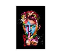 ZOLULA David Bowie - Poster Canvas Poster Wall Art Decor Print Picture Paintings for Living Room Bedroom Decoration Unframe-style 20x30inch(50x75cm)