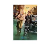 ZOLULA Good Omens Season 2 2023 -Movie Poster Canvas Poster Wall Art Decor Print Picture Paintings for Living Room Bedroom Decoration Unframe-style 24x36inch(60x90cm)