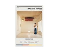 ZOLULA Harry Styles - Harry's House - Retro Music Album Poster Canvas Poster Wall Art Decor Print Picture Paintings for Living Room Bedroom Decoration Unframe-style 12x18inch(30x45cm)