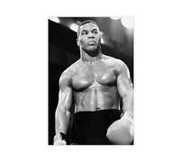 ZOLULA Iron Mike Tyson - Black And White Poster Canvas Poster Bedroom Decor Sports Landscape Office Room Decor Gift Unframe-style 16x24inch(40x60cm)