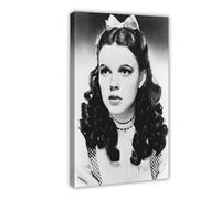 ZOLULA Judy Garland - Vintage Poster of Movie Star Canvas Poster Wall Art Decor Print Picture Paintings for Living Room Bedroom Decoration Frame-style 16x24inch(40x60cm)