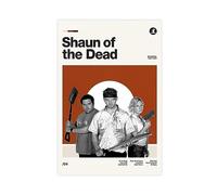 ZOLULA Modern Retro Movie Poster Shaun of The Dead Canvas Poster Bedroom Decor Sports Landscape Office Room Decor Gift Unframe-style 12x18inch(30x45cm)