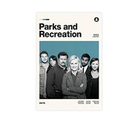 ZOLULA Modern Retro TV Series Poster for Parks And Recreation(1) Canvas Poster Bedroom Decor Sports Landscape Office Room Decor Gift Unframe-style 08x12inch(20x30cm)