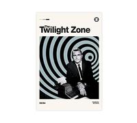 ZOLULA Modern Retro TV Series Poster for The Twilight Zone Canvas Poster Bedroom Decor Sports Landscape Office Room Decor Gift Unframe-style 12x18inch(30x45cm)