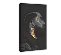 ZOLULA Nipsey Hussle, Music Poster Canvas Poster Wall Art Decor Print Picture Paintings for Living Room Bedroom Decoration Frame-style 08x12inch(20x30cm)