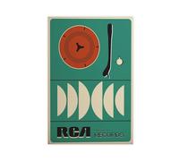 ZOLULA RCA Stereo Record - Vintage Style Poster Canvas Poster Wall Art Decor Print Picture Paintings for Living Room Bedroom Decoration Unframe-style 08x12inch(20x30cm)
