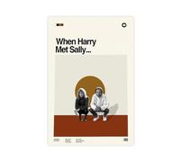 ZOLULA Romantic Comedy When Harry Met Sally Canvas Poster Bedroom Decor Sports Landscape Office Room Decor Gift Unframe-style 12x18inch(30x45cm)