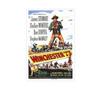 ZOLULA Winchester 73- Vintage Movie Poster Canvas Poster Wall Art Decor Print Picture Paintings for Living Room Bedroom Decoration Unframe-style 16x24inch(40x60cm)