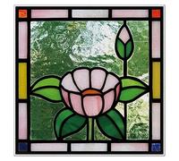 Zolula Window Film Window Film Frosted Stained Glass Films,Customized Art Deco Design Static Cling Sticker,Home Decor Foil Window Treatment (Color : 21, Size : 45X90cmx2)