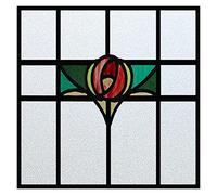 Zolula Window Film Window Film Frosted Stained Glass Films,Customized Art Deco Design Static Cling Sticker,Home Decor Foil Window Treatment (Color : 25, Size : 45X90cmx2)
