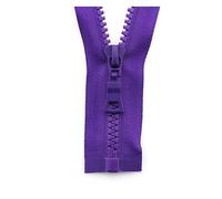 ZOLULA Zip 5# Resin Zipper 5pcs Open End Zip For Jacket Black Sleeping Bag Tent Accessories Zipper DIY Garment Sewing Zips 55/60/70/80/90cm Bag Clothes (Color : Purple, Size : 60cm)