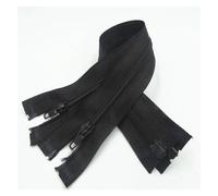 ZOLULA Zip 5Pcs Zipper Open End 20Cm-60Cm Suitable For Garment Sewing Process (Color : Black, Size : 20CM_5PCS)