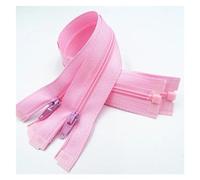 ZOLULA Zip 5Pcs Zipper Open End 20Cm-60Cm Suitable For Garment Sewing Process (Color : Pink, Size : 20CM_5PCS)