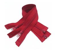 ZOLULA Zip 5Pcs Zipper Open End 20Cm-60Cm Suitable For Garment Sewing Process (Color : Wine Red, Size : 20CM_5PCS)