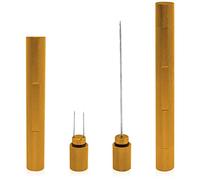 Zolunu Cigar Punch 3 in 1 Multitool with Draw Enhancer Cutter and Twin Buffer Must Choice for Cigar Enthusiasts (Gold)