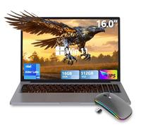 ZOLWAYTAC Gaming Laptop,Laptop,16GB RAM 512GB SSD(with TBW),N100 CPU(Up to 3.4GHz,12th),16" FHD,Aluminum Body,with WiFi/BT,Backlit Keyboard,Support Type C Charging,for Gaming,Business,SpaceGray