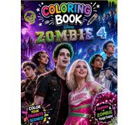 ZOM-BIE'S COLORING BOOK: Coloring Book For Kids, Ages 4-8, Ages 8-12 and Adults With 50+ High Quality Coloring Pages | Perfect Gift Holidays for Stress Relief and Relaxation