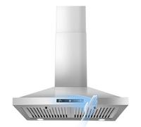 Zomagas 24 inch Range Hood, Ducted/Ductless Range Hood 450CFM, Wall Mount