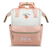 ZOMAKE Backpack Womens,Laptop Rucksack for Women Ladies Backpacks Wide Open Womens Backpacks Stylish College Travel Casual Daypack Bag - Business Work Bag for Women(Coral)