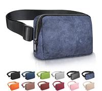 ZOMAKE Bum Bag for Women Men - Sport Bumbag Ladies Fanny Pack for Running Hiking Waist Packs Multi Pockets Water Resistant Waist Bag for Dog Walking Travel(Blue Camouflage)