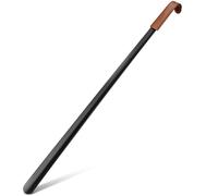 ZOMAKE Extra Long Shoe Horn, 80CM Metal Shoehorn Long Handled for Men Elderly Seniors Women, Large Shoe Spoon Helper Boot Horn (1pc Black / 80cm-b)