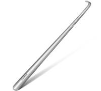 ZOMAKE Extra Long Shoe Horn - Metal Shoehorn Long Handled for Elderly 80 CM,Men Women Stainless Steel Shoe Horns,Large Shoes Horn Shoe Spoon for Boots (Silver)