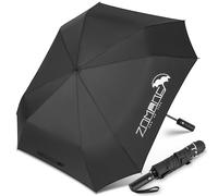 ZOMAKE Golf Umbrella Windproof and Rainproof 54in, Compact Large Umbrella, Big Folding Golfing Brolly Windproof Strong Unbreakable for Men Women (Black)