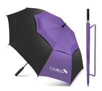 ZOMAKE Golf Umbrella Windproof and Rainproof 68in, Large Umbrella Windproof Strong, Unbreakable Big Golfing Brolly Double Canopy for Men Women (Black)
