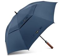 ZOMAKE Golf Umbrella Windproof and Rainproof Large (68 in-Navy Blue B)