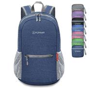 ZOMAKE Lightweight Foldable Backpack 10L,Packable Rucksack Ultra Light Small collapsible daypack For Men Women Travel Hiking Walking, Sapphire Blue