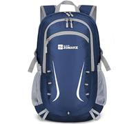 ZOMAKE Lightweight Foldable Backpack, 35L Packable Rucksack Folding Small Back Pack Foldaway Ultralight Daypack Collapsible for Women Men Travel Hiking Walking (Dark Blue)