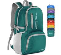 ZOMAKE Lightweight Foldable Backpack,Packable Foldable Rucksack 35L Walking Rucksacks for Outdoor Camping Hiking Travel Daypack For Men Women Kids(Dark Green)