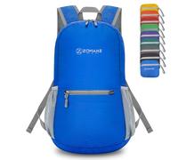 ZOMAKE Lightweight Foldable Backpack Packable Rucksack (20L/Dark Blue) | Folding Small Back Pack Foldaway Ultralight Daypack for Women Men Travel Hiking Walking