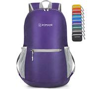 ZOMAKE Ultra Lightweight Foldable Backpack,Packable Rucksack 20L Small Walking Rucksacks Water Resistant Travel Daypack For Men Women Outdoor Hiking(Purple)
