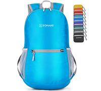 ZOMAKE Ultra Lightweight Foldable Backpack,Packable Rucksack 20L Small Walking Rucksacks Water Resistant Travel Daypack For Men Women Outdoor Hiking(New Light Blue)