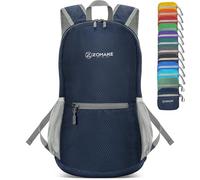 ZOMAKE Lightweight Foldable Backpack Packable Rucksack (20L/Sapphire Blue) | Folding Small Back Pack Foldaway Ultralight Daypack for Women Men Travel Hiking Walking