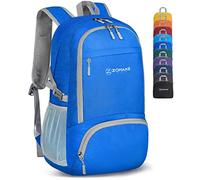 ZOMAKE Lightweight Foldable Backpack,Packable Rucksack 30L Small Walking Rucksacks Travel Daypack Water Resistant For Men Women Outdoor Hiking(Dark Blue)