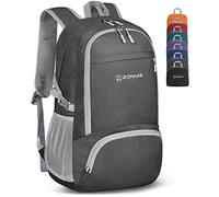 ZOMAKE Lightweight Foldable Backpack,Packable Rucksack 30L Small Walking Rucksacks Travel Daypack Water Resistant For Men Women Outdoor Hiking(Dimgray)