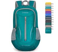 ZOMAKE Lightweight Hiking Backpack Water Resistant,25L Packable Daypack Foldable Small Backpack for Travel (Lake Green), Lake Green