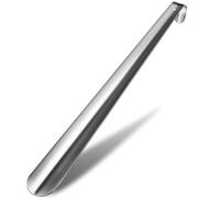 ZOMAKE Long Metal Shoe Horn - Long Shoe Horn for Women Men Kids Seniors Elderly,42CM Extra Long Shoe Horns(1pc Silver)