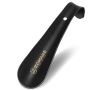 ZOMAKE Metal Shoe Horn, Small Shoehorn for Men Women Kids, 16CM Travel Shoe Spoon Helper Lazy Short Boot Horn for Football Boots (1 pc)