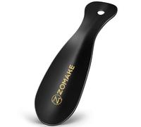 ZOMAKE Metal Shoe Horn, Small Shoehorn for Men Women Kids, 19CM Travel Lazy Shoe Spoon Helper Short Football Boot Horn (1 pc)