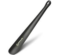 ZOMAKE Shoe Horn Long Handled, 42CM Long Shoehorn Metal for Men Women Elderly Seniors, Extra Long Shoe Spoon Helper Football Boot Horn with Handle (1 pc)