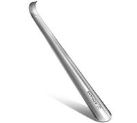 ZOMAKE Shoe Horn Long Handled, Long Shoehorn Metal | Shoe Horn for Men Women Elderly Seniors, Stainless Steel Shoe Spoon Helper Football Boot Horn