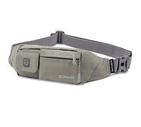 ZOMAKE Small Crossbody Fanny Pack for Women Men, Runner Belt Bag with Adjustable Strap, Water Resistant Waist Bag for Running, Glaucous, S, Runners Belt Bag