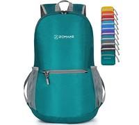 ZOMAKE Ultra Lightweight Foldable Backpack,Packable Rucksack 20L Small Walking Rucksacks Water Resistant Travel Daypack For Men Women Outdoor Hiking(Lake Green)