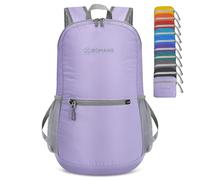 ZOMAKE Ultra Lightweight Hiking Backpack 20L - Packable Small Backpacks Water Resistant Daypack for Women Men(Lavender)